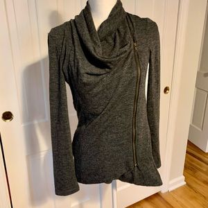 Sweet rain airport greeting gray sweater